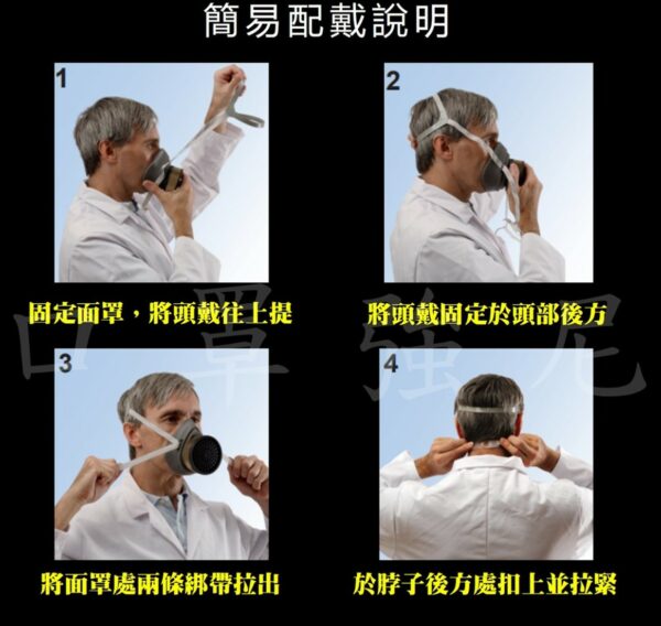3M防毒面具說明
